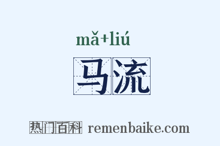 马流是什么意思的图片